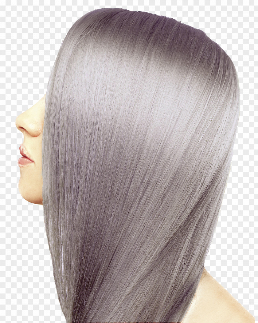 Hair Human Color Coloring Grey PNG