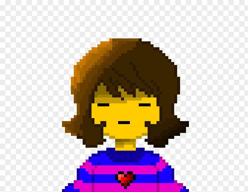 Pixel Art Undertale Cartoon PNG