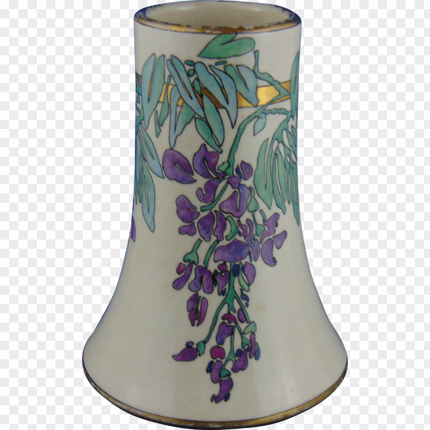 Wisteria Ceramic Porcelain Art Vase Pottery PNG