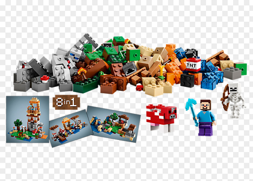 Lego Minecraft LEGO 21116 Crafting Box Toy PNG