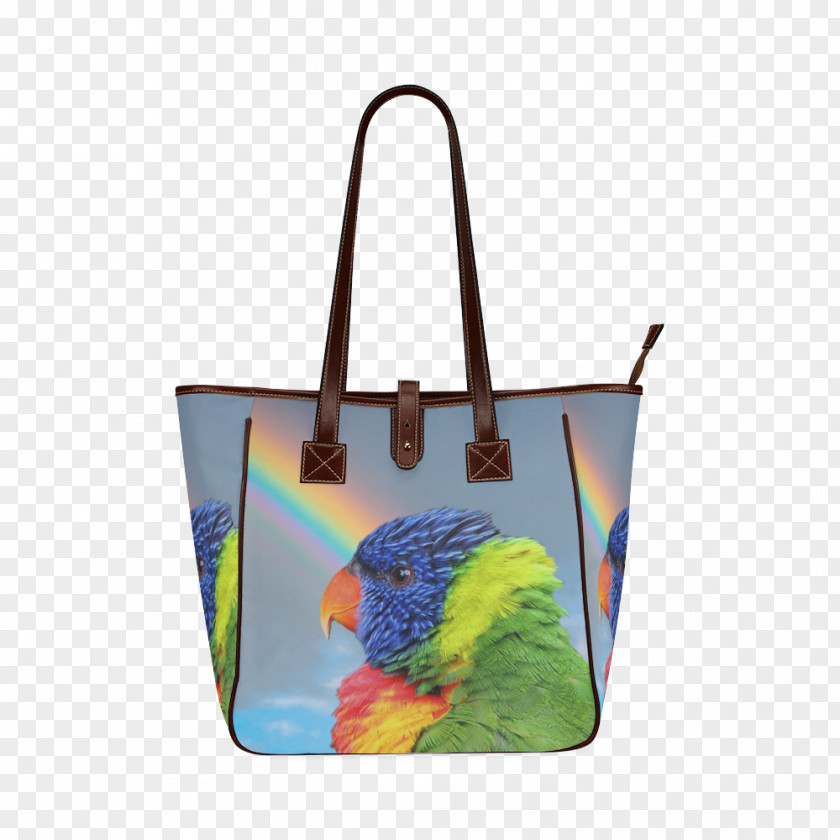 Lories And Lorikeets Tote Bag Artificial Leather Drawstring PNG