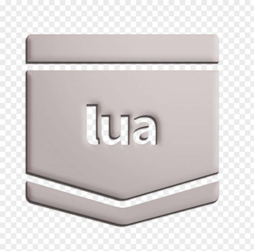 Beige Metal Coding Icon E-learning Lua PNG