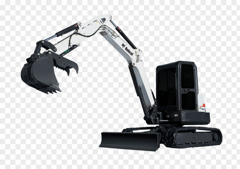 Excavator Compact Bobcat Company Heavy Machinery Earthworks PNG