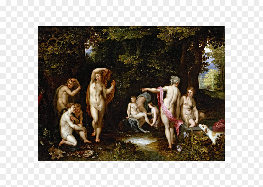 Painting Diana And Actaeon Art PNG