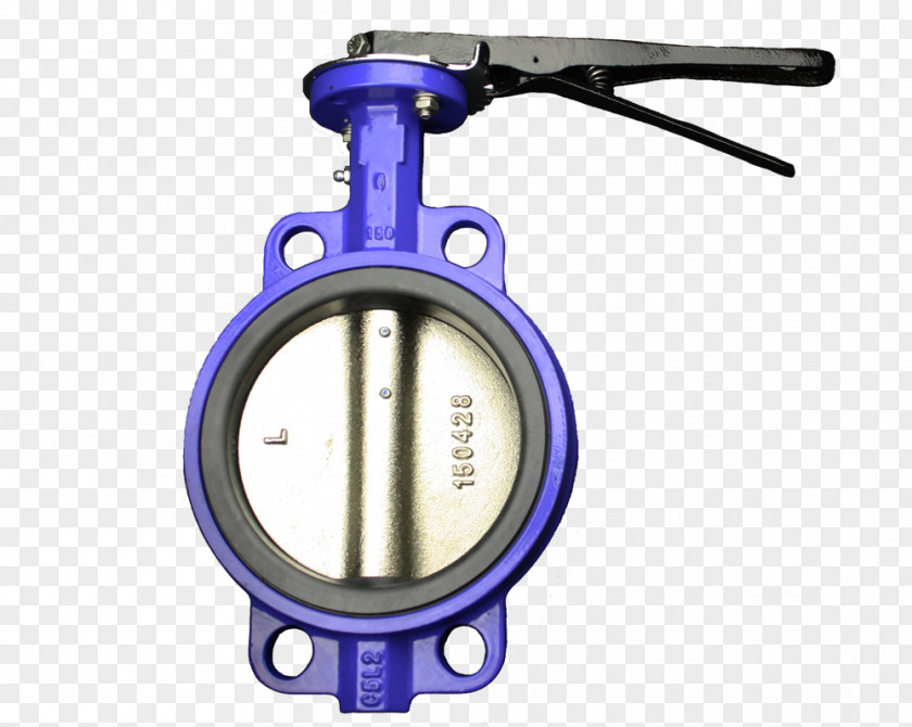 Seal Butterfly Valve Ductile Iron Lever PNG