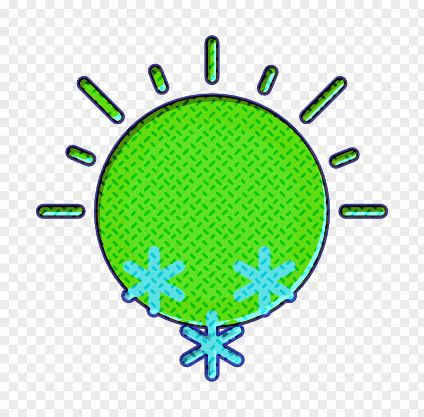 Snowy Icon Weather Set Sun PNG