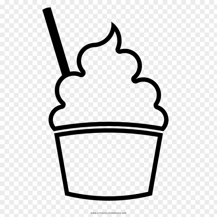 Sundae Ice Cream Drawing Cup Milkshake PNG