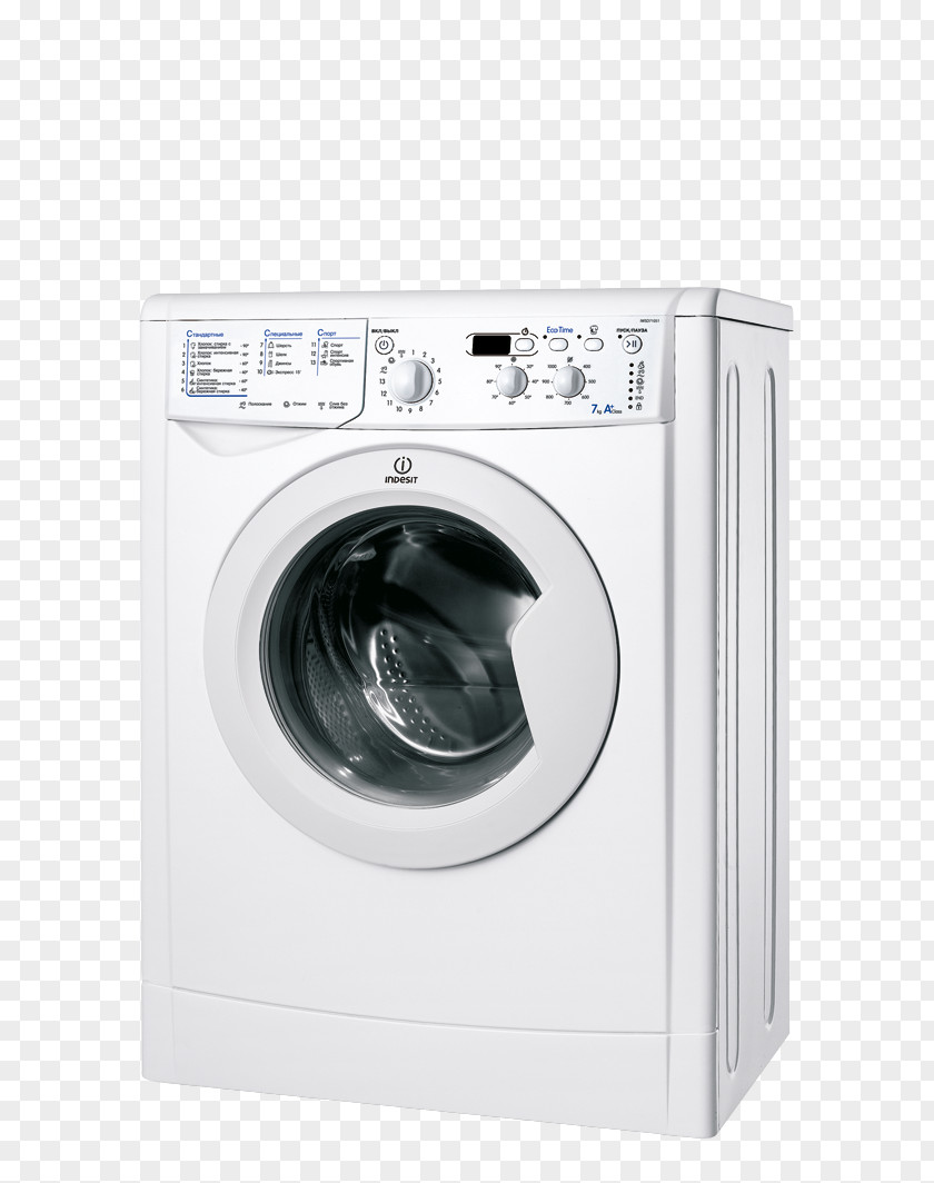 Washing Machine Machines Indesit Co. Laundry Ukraine European Union Energy Label PNG