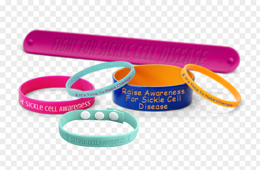 Blood Sickle Cell Disease Stroke Gel Bracelet PNG