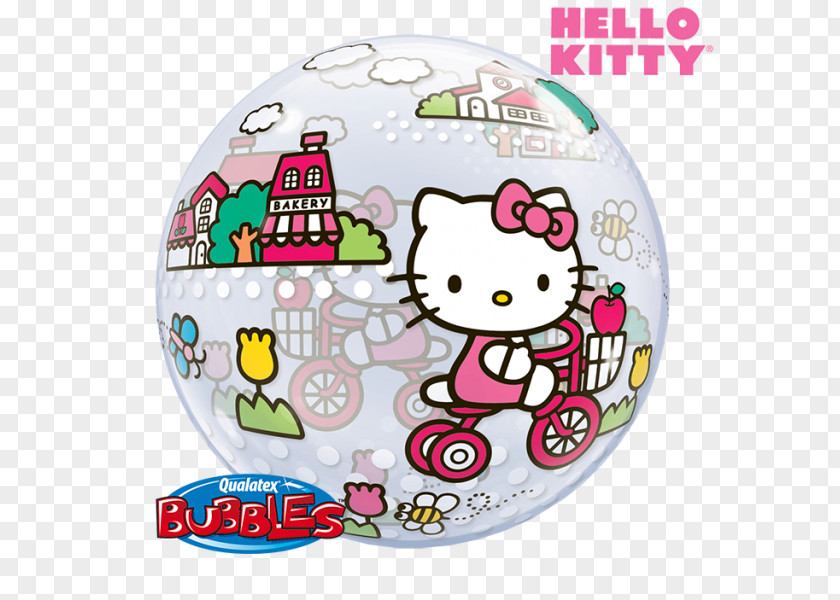 Menu De Pizzas Dominos Hello Kitty Balloon Birthday Bubble Party PNG
