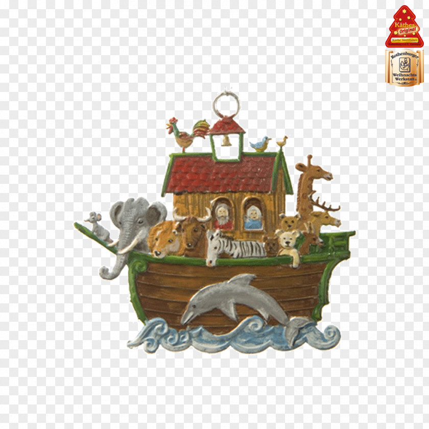 Noah's Ark Christmas Ornament PNG