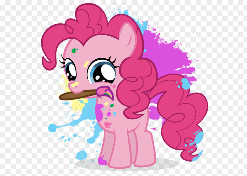 Paint Rainbow Pinkie Pie Pony Rarity Twilight Sparkle Princess Cadance PNG