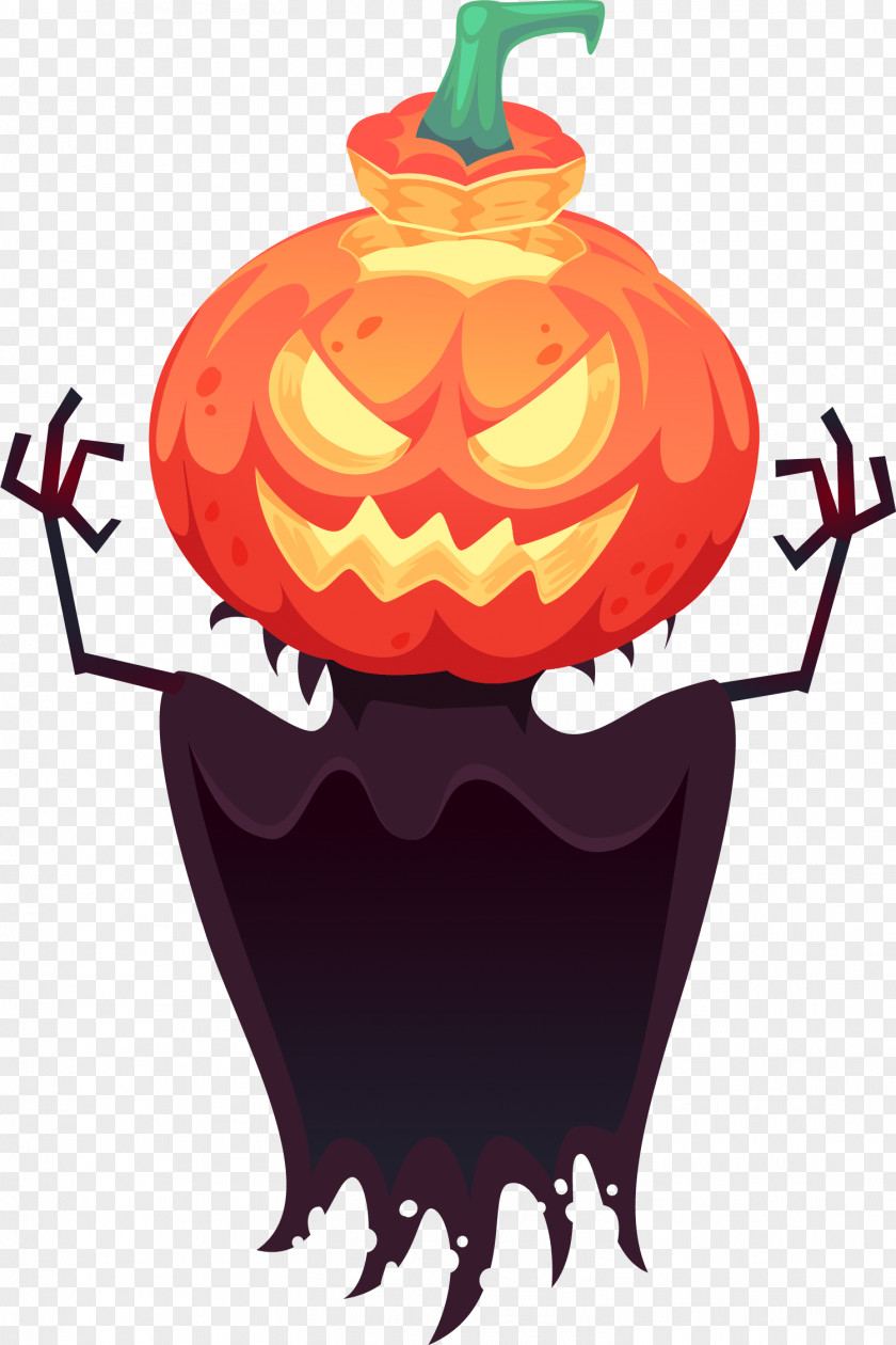 Pumpkin Ghosts Decorative Patterns PNG