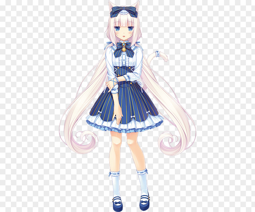 Vanilla Nekopara Chocolate Catgirl Cheesecake PNG