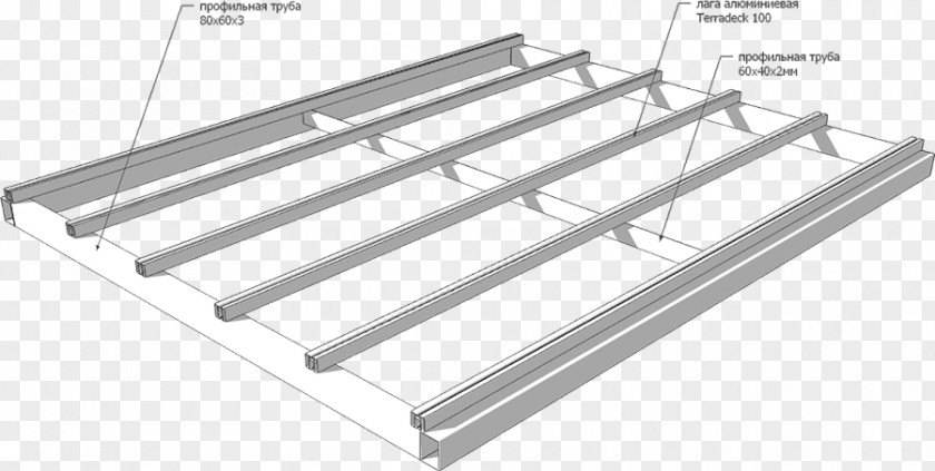 Balcony Porch Patio Каркас Welding Terrace Профильная труба Pipe PNG