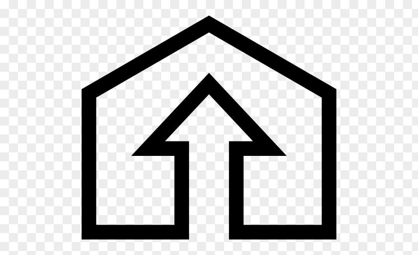 Home Symbol With Arrow Roy Harper Clip Art PNG