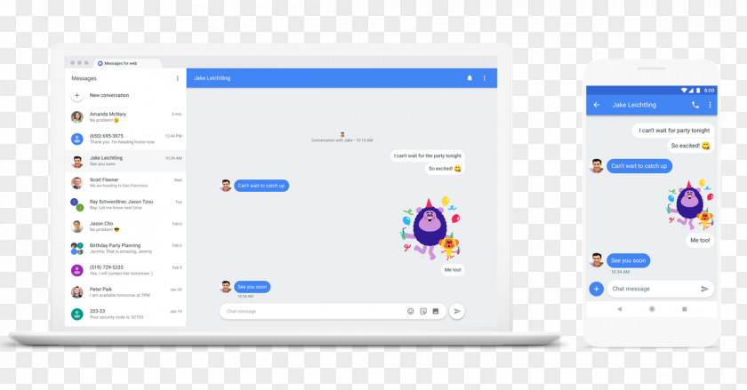 Android Messages Text Messaging Web Browser PNG