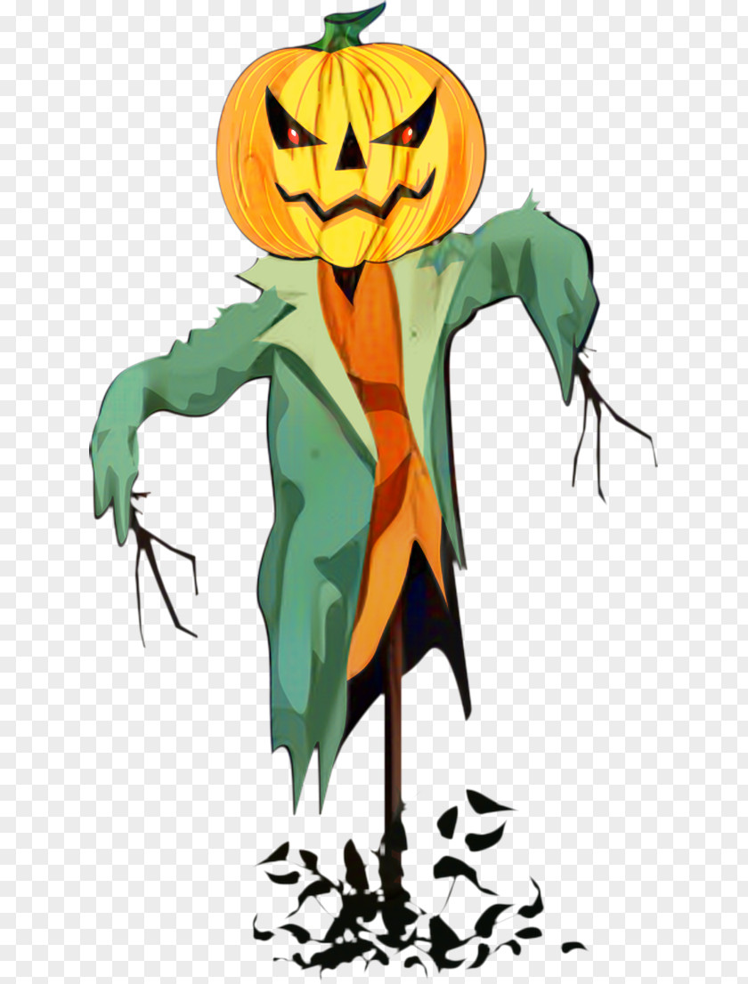 Cartoon Pumpkin Halloween Art PNG