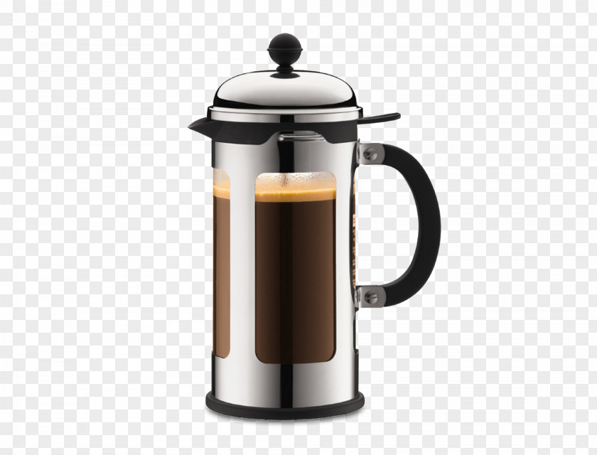 Coffee Machine Coffeemaker Tea French Presses Brewed PNG