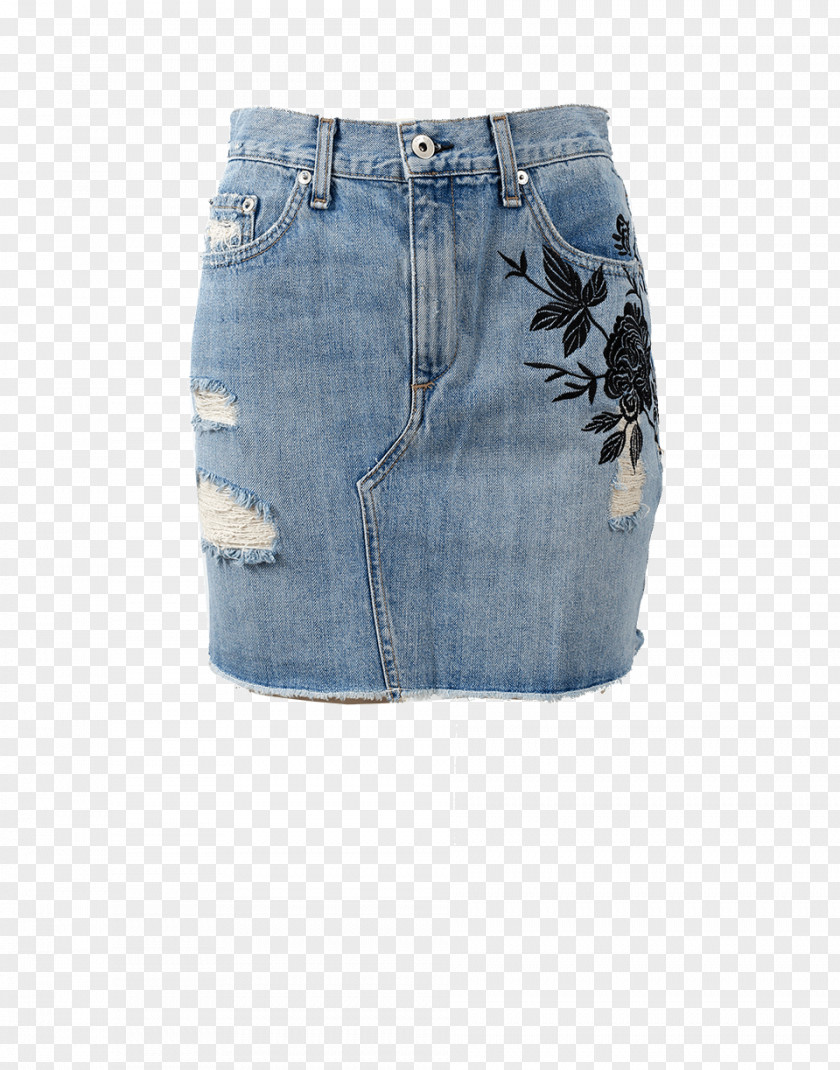 Denim Skirt Jeans Miniskirt PNG