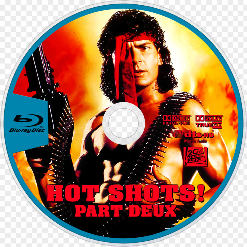 Disc Charlie Sheen Hot Shots! Part Deux Blu-ray Film PNG