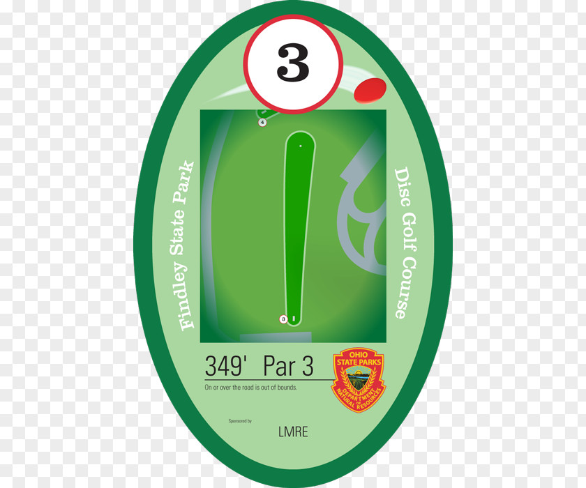 Disc Golf Ohio Brand Recreation Logo PNG