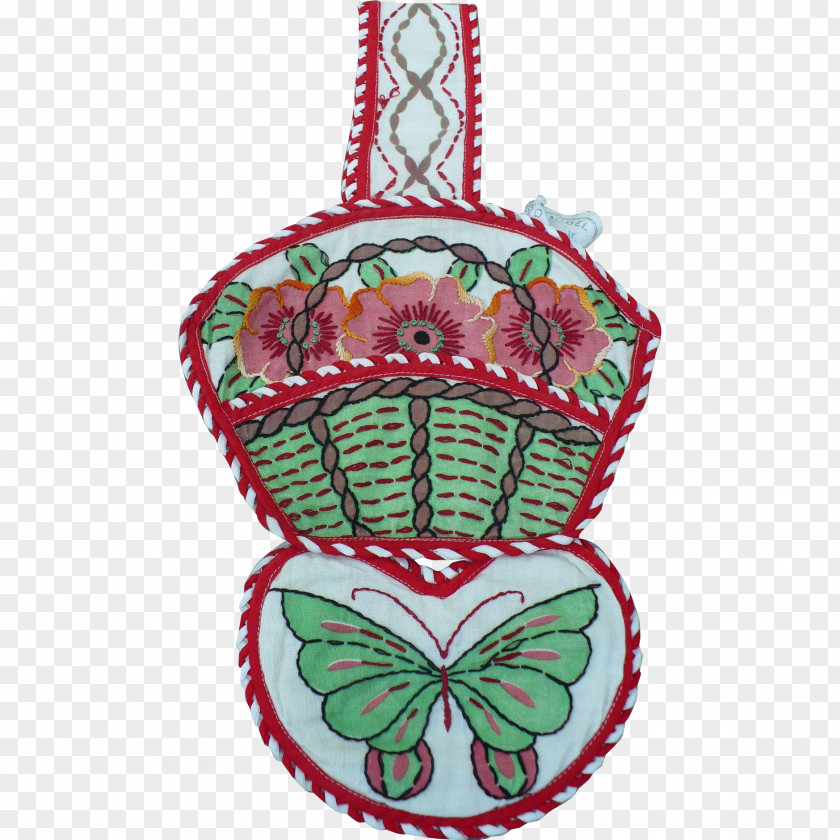 Embroidered Christmas Ornament Butterfly 2M Butterflies And Moths PNG