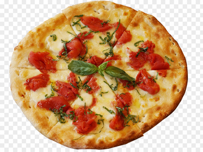 Half Pizza California-style Sicilian Focaccia Quiche PNG