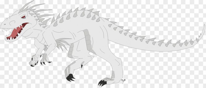 Indominus Rex Tyrannosaurus Velociraptor Work Of Art Jurassic Park PNG