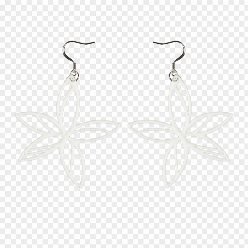 Silver Earring Body Jewellery PNG