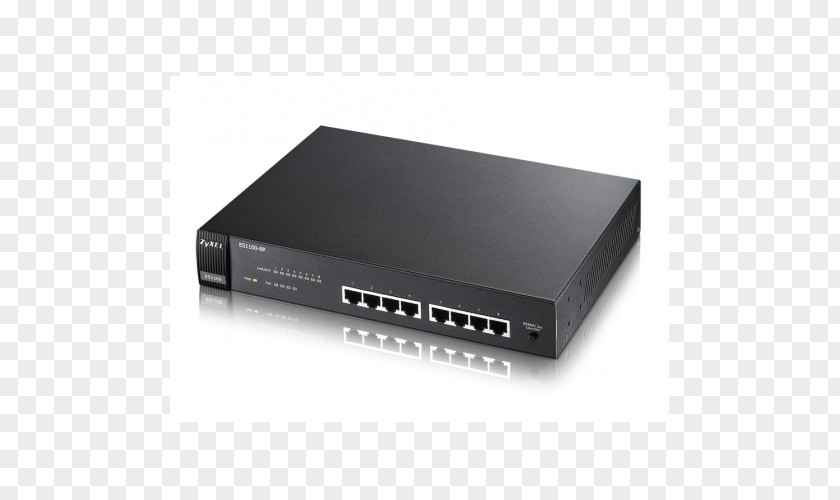 Zyxel Power Over Ethernet Network Switch ZyXEL ES-1100 Port PNG