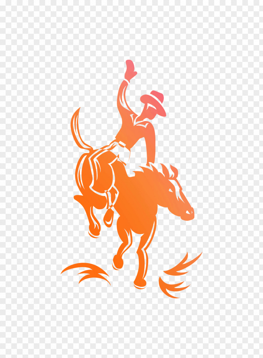 Horse Cowboy Rodeo Equestrian Cattle PNG