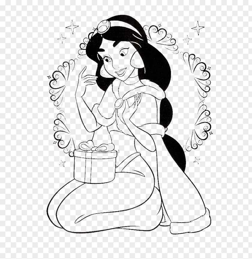 Princess Jasmine Coloring Book Christmas Rajah The Walt Disney Company PNG
