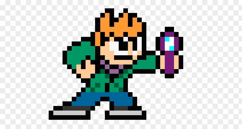 Sprite Pixel Art Ryu Video Game PNG
