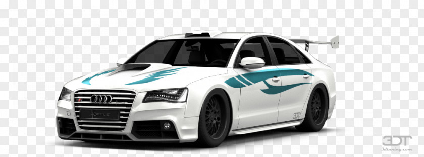 Audi A8 Police Car Luxury Vehicle Mid-size License Plates PNG