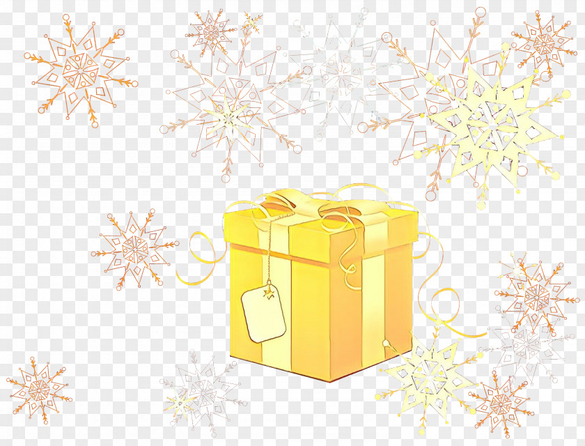 Gift Wrapping Snowflake PNG