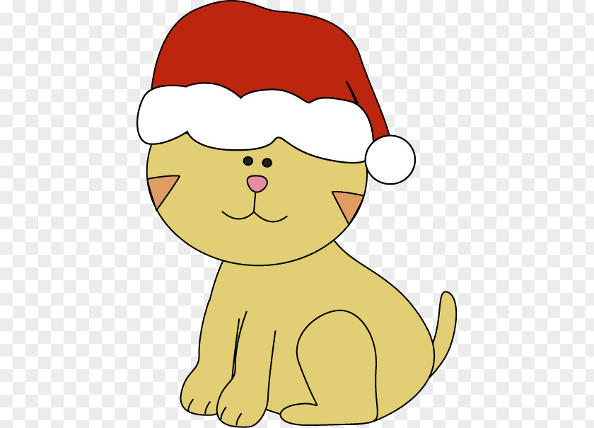 Kitten Cliparts Cat Santa Claus Candy Cane Puppy PNG