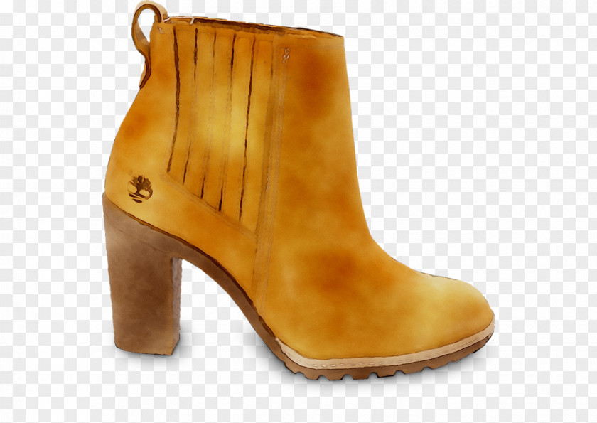 Yellow Suede Shoe Boot Product PNG