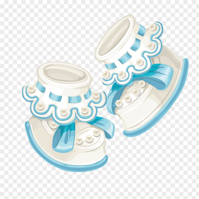 Baby Shower Infant PNG shower , Girl princess shoes, pair of toddler's white-and-blue shoes clipart PNG