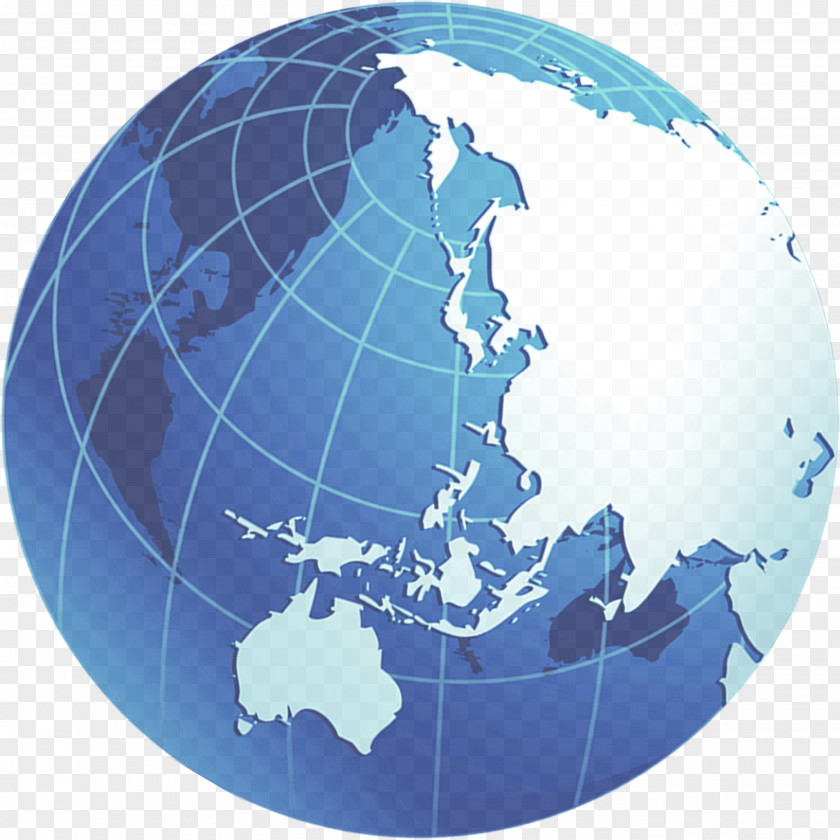 Blue Map Spherical Recruitment Globe Sphere PNG
