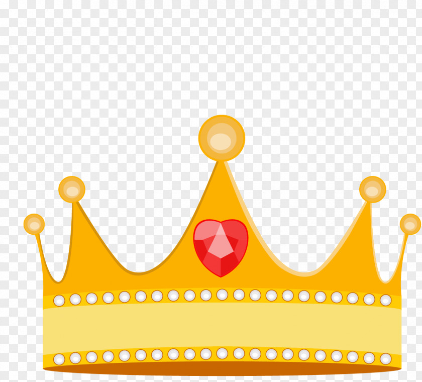 Cartoon Princess Crown Vector Material PNG