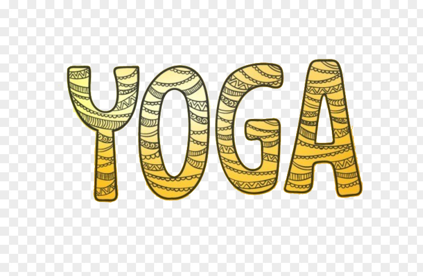 Cartoon Style YOGA Yoga Fonts Acroyoga Yogi If(we) Bodybuilding PNG