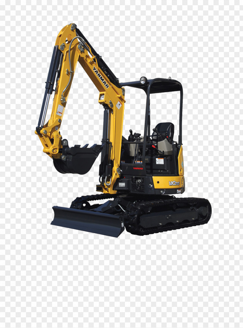 Heavy Equipment Yanmar Compact Excavator Machinery Tractor PNG