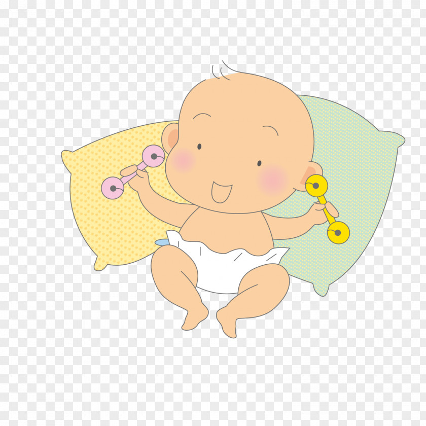 Lying Baby Clip Art PNG