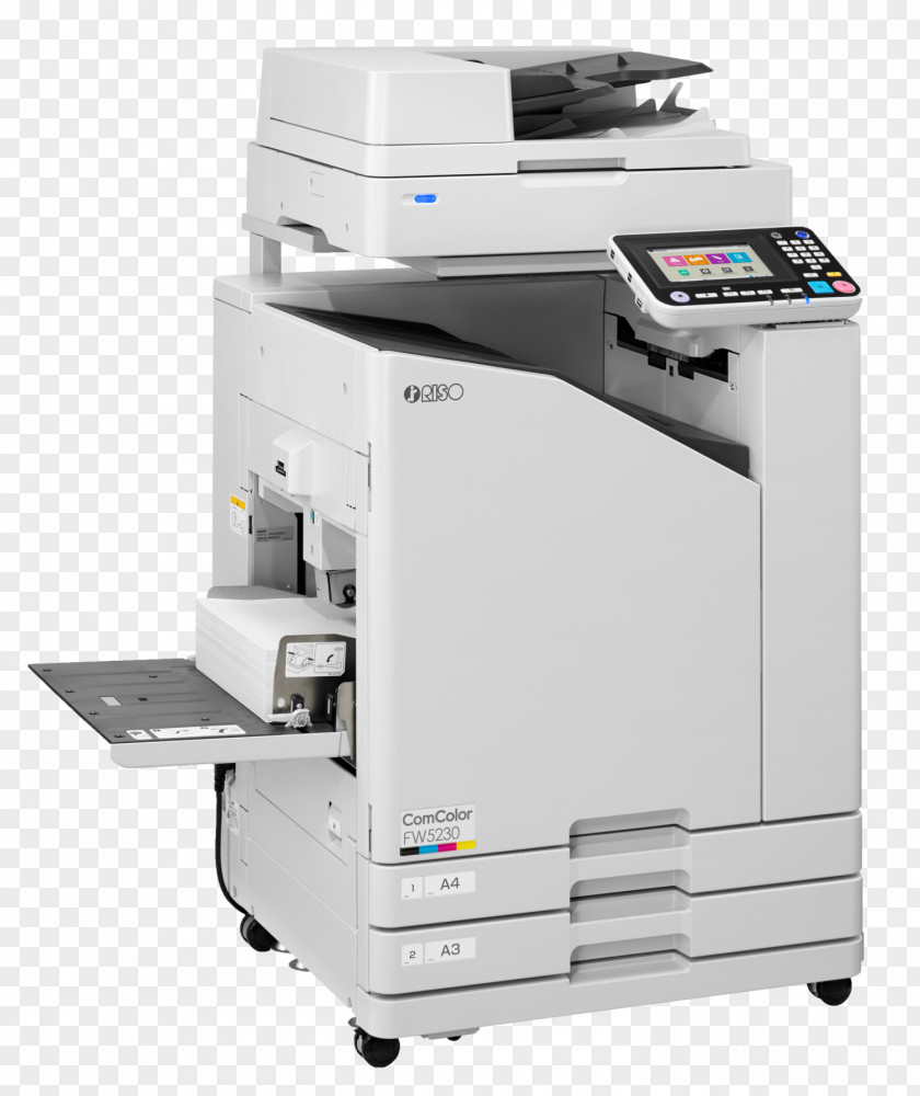 Printer Risograph Riso Kagaku Corporation Digital Duplicator Inkjet Printing PNG