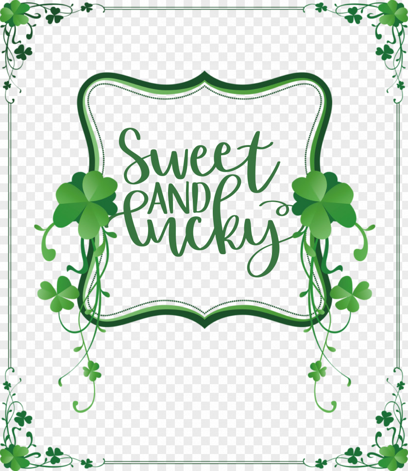 Sweet And Lucky St Patricks Day PNG