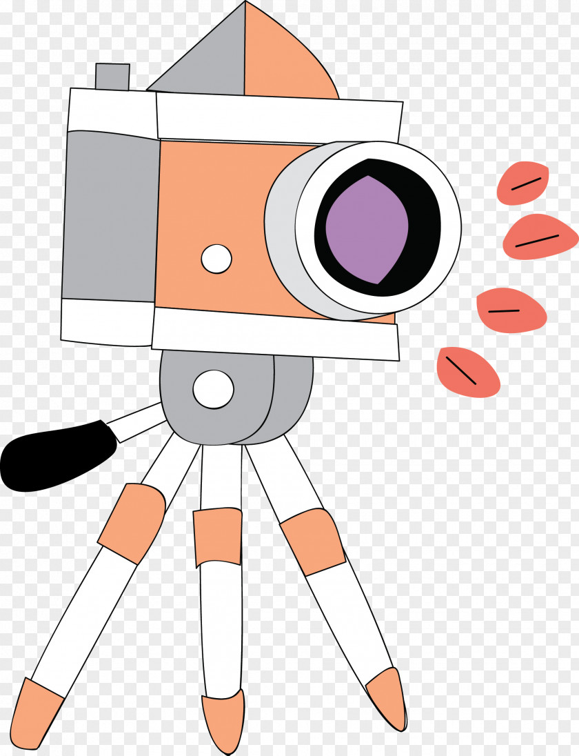 Vector Cartoon Camera Video PNG