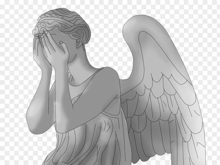 Angel Weeping Doctor Drawing Blink PNG