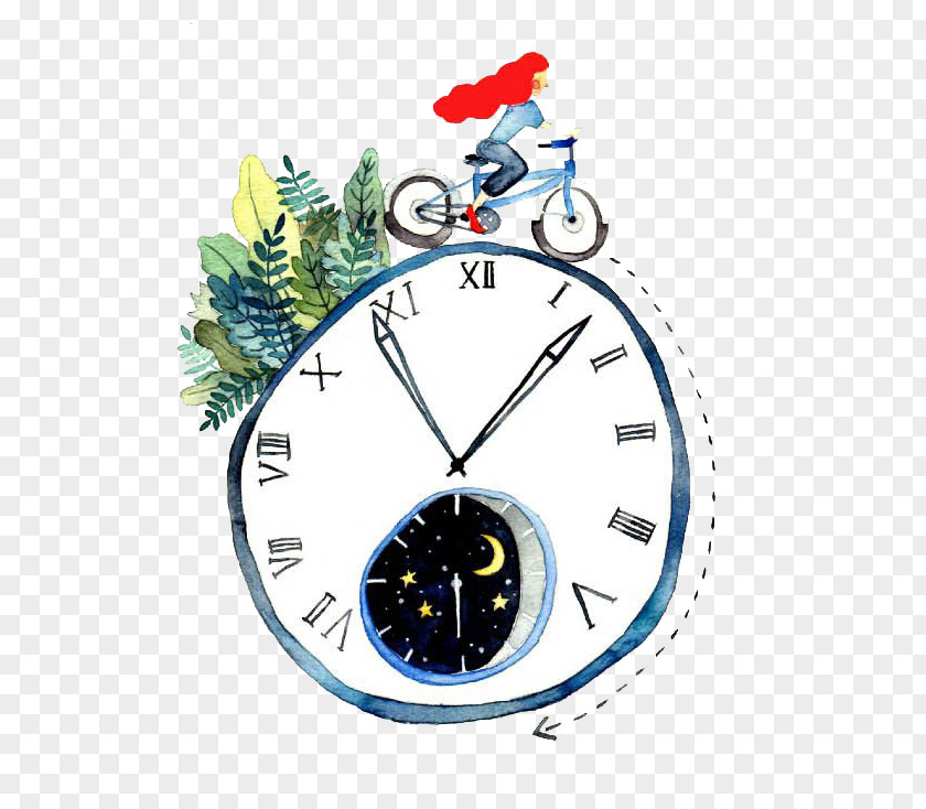 Cartoon Clock Alarm PNG