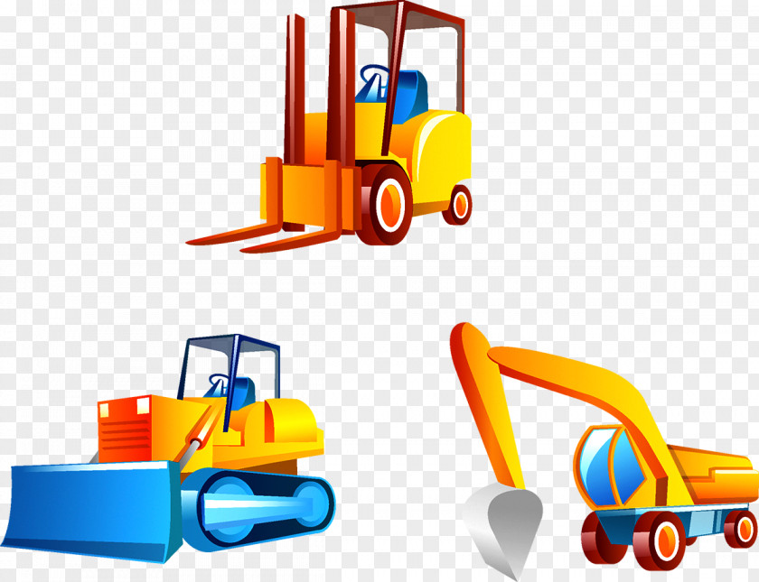 Excavator Forklift Car Vehicle Sturgis Library Stock Photography PNG